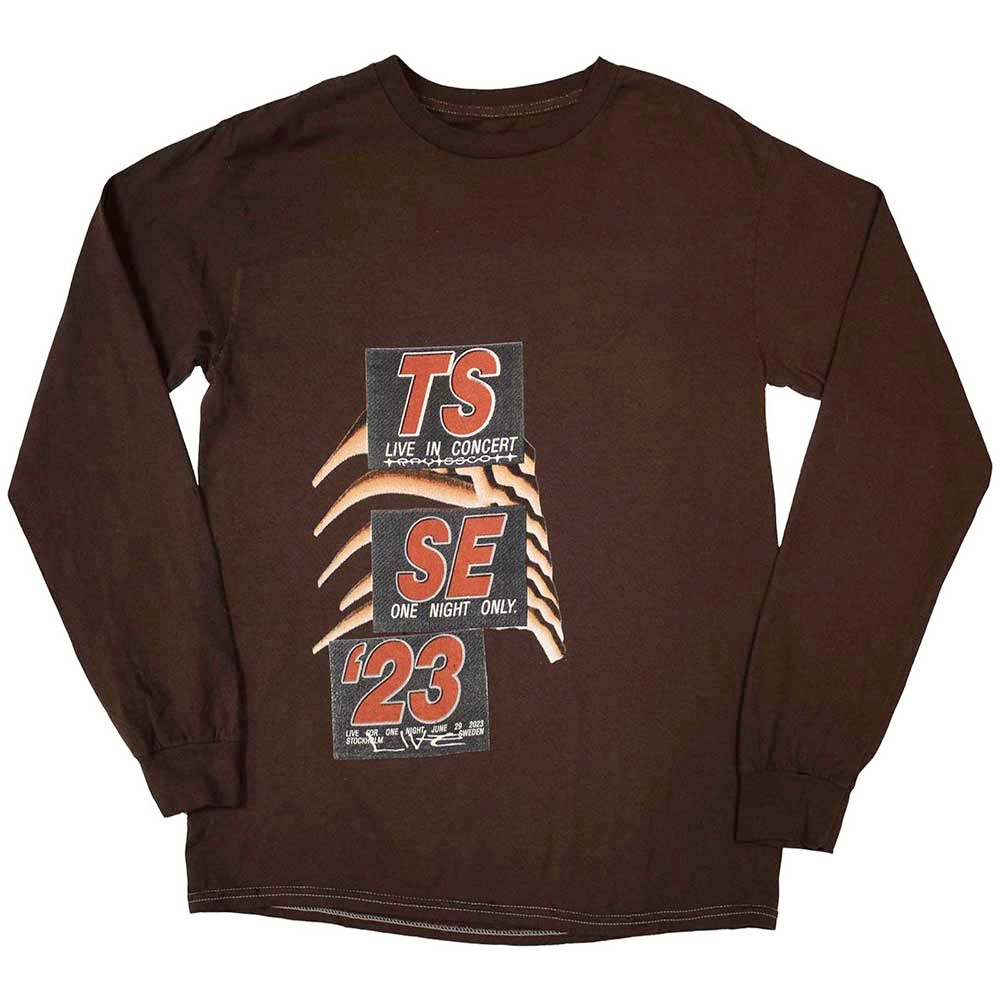 Travis Scott - Summer Run 2023 Stockholm Longsleeve shirt - Bruin